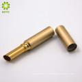 empty cosmetic container gold metal lip gloss lipstick tube